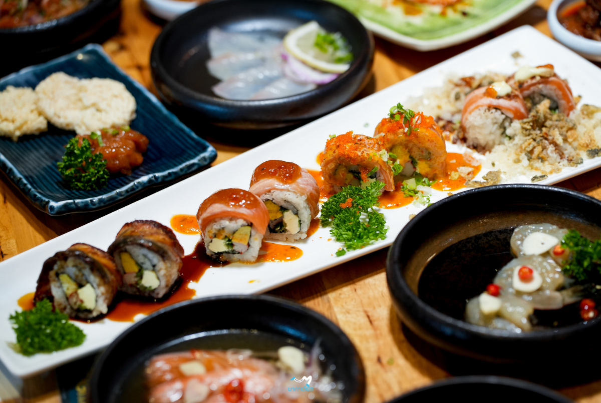 9.9 Sales] โปรพิเศษ 9.9 บุฟเฟ่ต์อาหารญี่ปุ่นพรีเมียม ราคารวม 2  คนเน็ตแล้วไม่มีบวกเพิ่ม By Okami Sushi Premium Buffet 