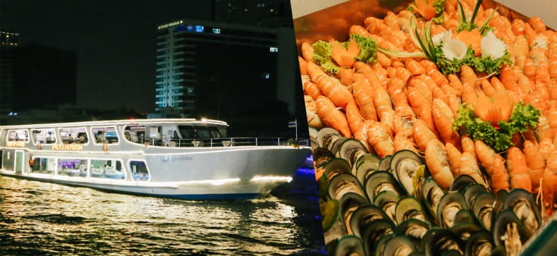 Meridian Cruise ล่องเรือบุฟเฟ่ต์เจ้าพระยา