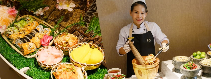 Lunch Buffet M Pattaya, พัทยา