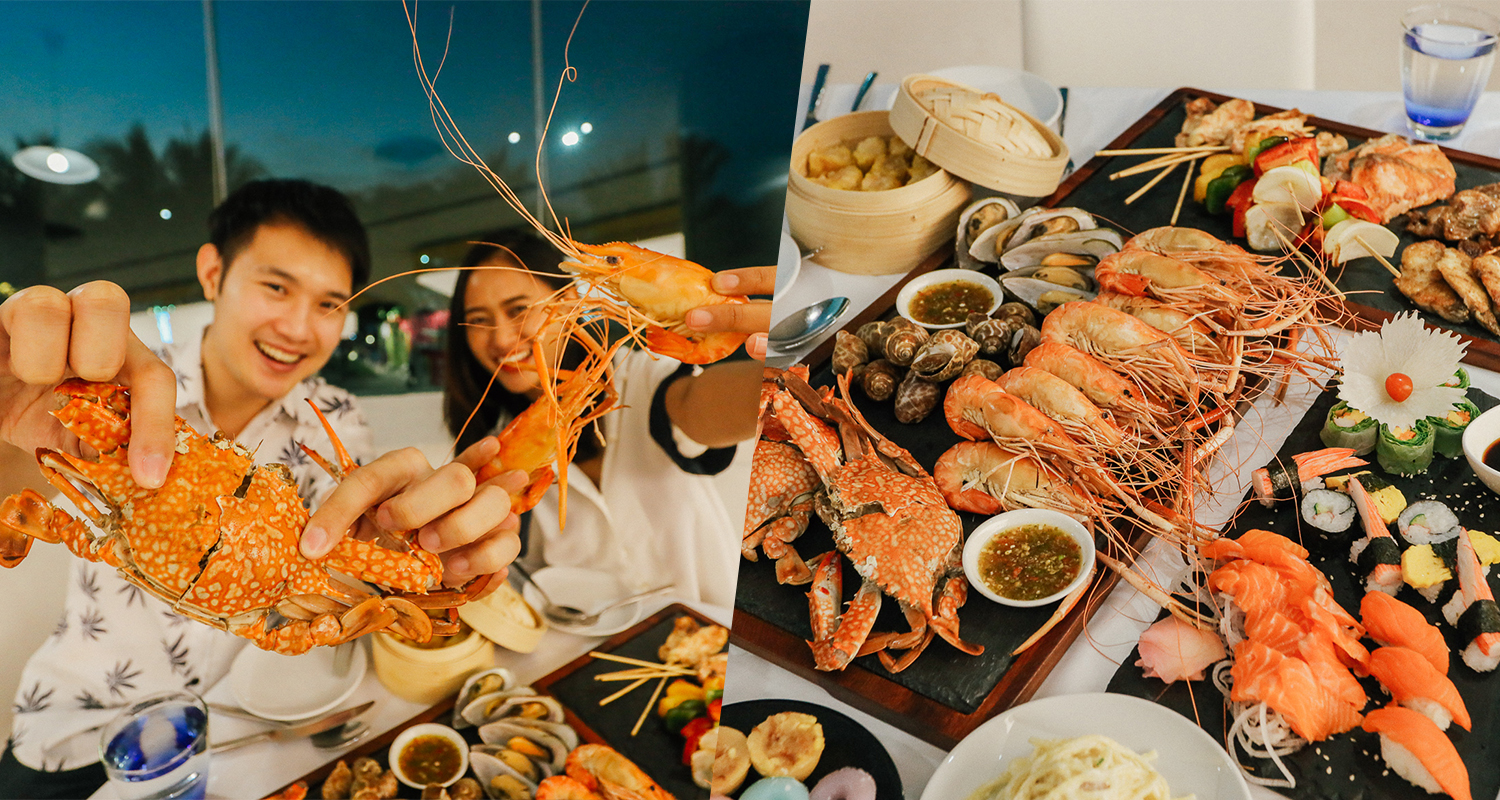 บุฟเฟ่ต์ซีฟู๊ดพัทยาจัดเต็ม The Boat Seafood&International Buffet AOne