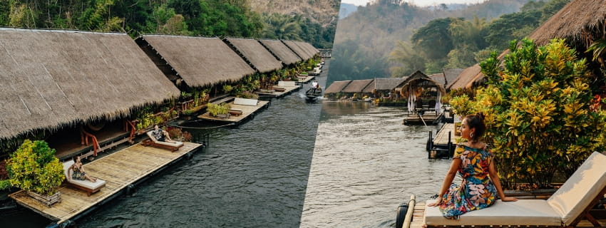 River Kwai Jungle Raft, กาญจนบุรี
