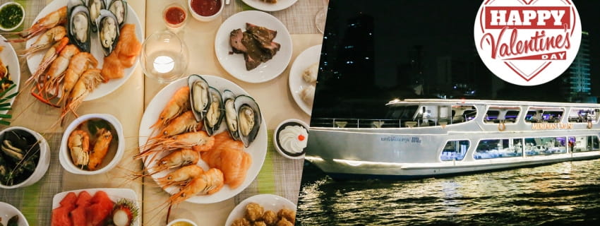 Meridian Cruise ล่องเรือบุฟเฟ่ต์เจ้าพระยา