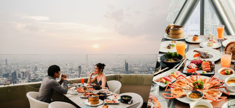 บุฟเฟ่ต์ตึกใบหยก กินบนฟ้าอิ่มแบบพรีเมี่ยม! บุฟเฟ่ต์อาหารทะเล และอาหารนานาชาติ By Baiyoke Buffet - Makalius.co.th