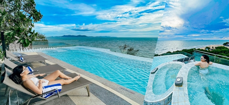 ที่พักติดทะเลพัทยา สระน้ำดาดฟ้าวิวพาโนรามารับลมทะเล ฟรี อาหารเช้า  ดินเนอร์สุดฟิน By Bayphere Hotel Pattaya - Makalius.co.th