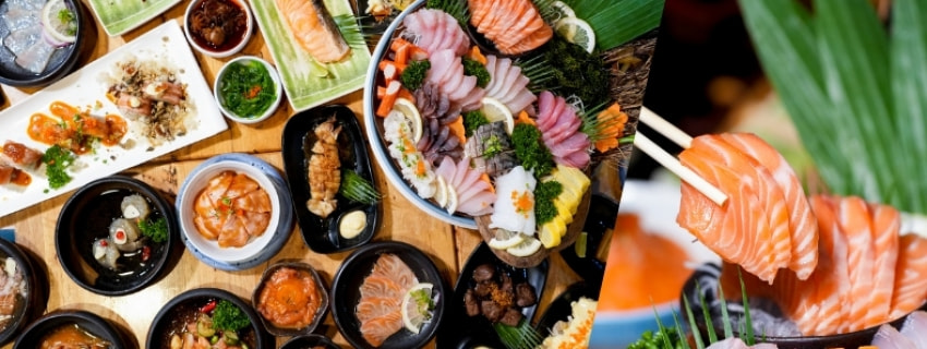 Okami Sushi Premium Buffet (Srinakarin)  FunNow - On-demand online booking  platform for Restaurants, Accommodations, and Massages